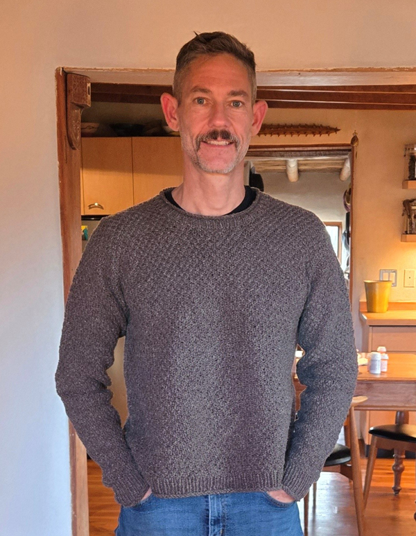knitted sweater by Richard Spera