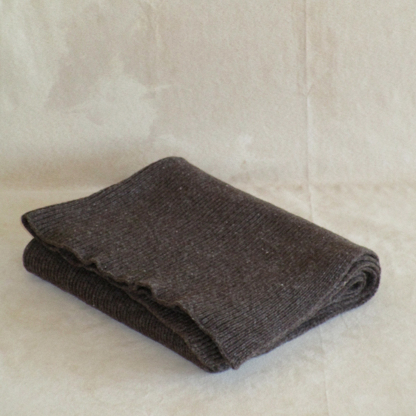 ribbed wrap dark brown