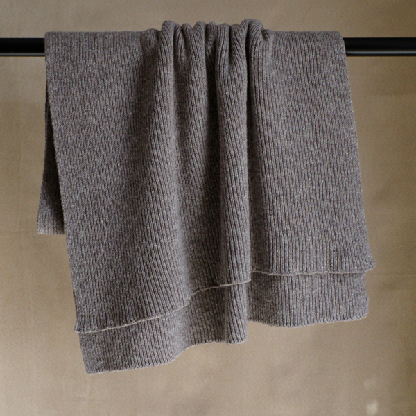 ribbed wrap medium gray