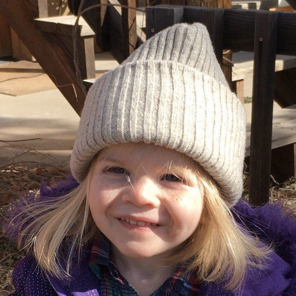 2-layer 2x2 rib cuff cap light gray