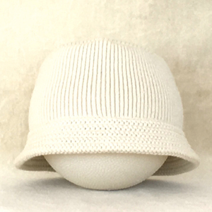 braided bucket hat white