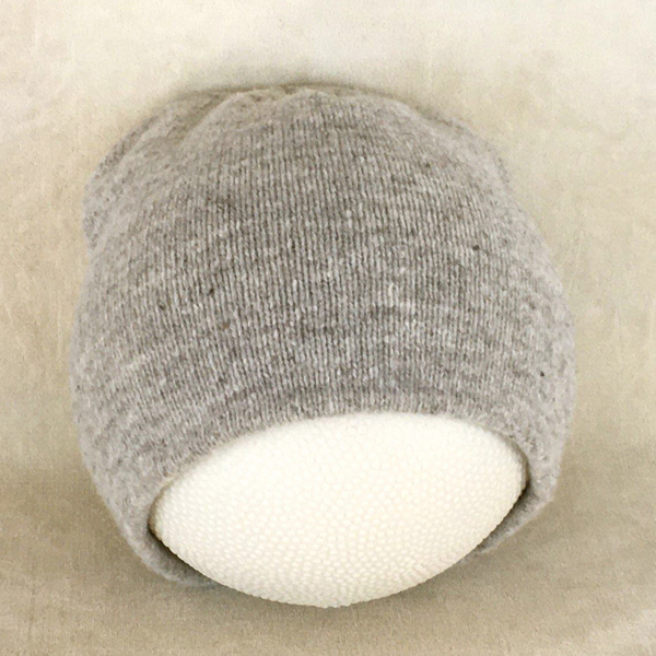 2-layer jersey beanie 4-gore, light gray light gray