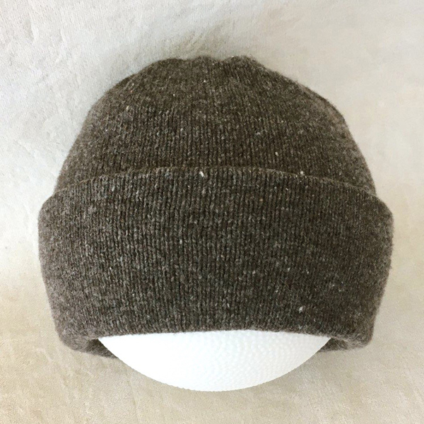 2-layer jersey cuff cap dark gray