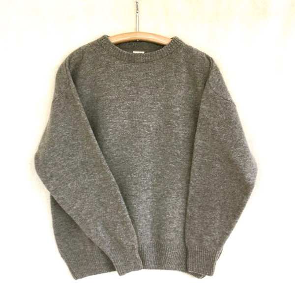 crewneck sweater medium gray