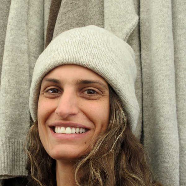 2-layer jersey cuff cap light gray