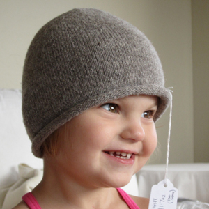 jersey rolled edge cap medium gray