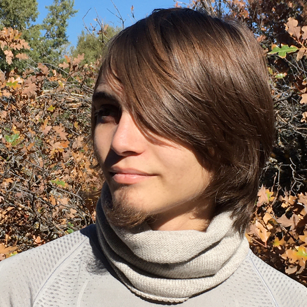 worsted single-layer neck warmer light gray