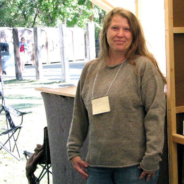 rolled edge sweater medium gray