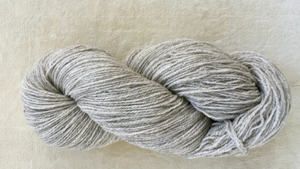 woolen-spun fingering light gray
