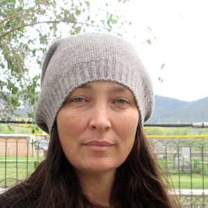 jersey slouch hat light gray