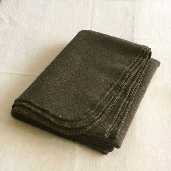 long throw blanket dark brown