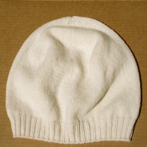 jersey slouch hat white