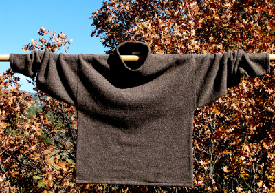 mock turtleneck sweater dark gray