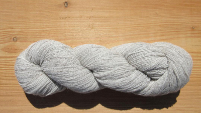 worsted-spun lace light gray 5460 ypp yarn